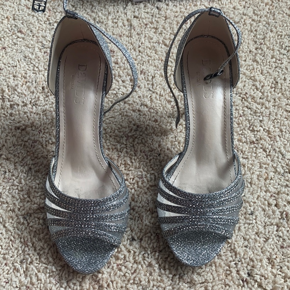 David’s Bridal bridesmaid shoes